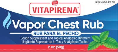 vitapirena chest rub 50g PDP.jpg PDP chest rub 50 g - vitapirena chest rub 50g PDP